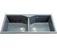 Chậu inox hai ngăn mã CR- 19